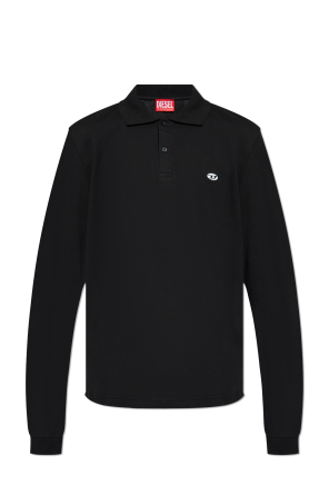 【BALENCIAGA】LONG SLEEVED POLO SHIRT ポロシャツ balenciaga-BLACK-Long-Sleeve-